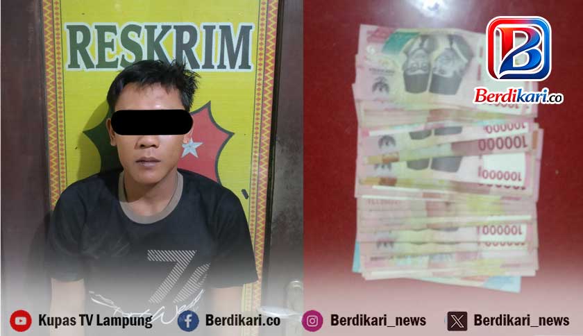 Gelang Emas Majikan Raib, Pekerja Rongsok di Metro Ditangkap Polisi