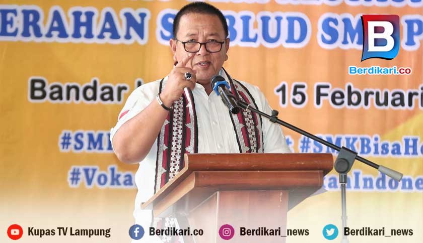 Gubernur Arinal: Keahlian Siswa SMK Harus Disesuaikan Dengan Kebutuhan Industri