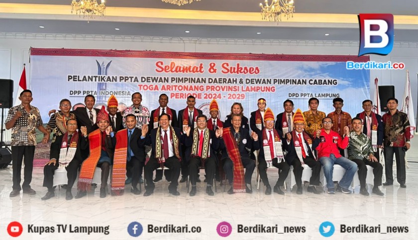 Hadiri Pelantikan Pengurus Toga Aritonang Lampung, Ketua Umum Kerabat Lampung Ingatkan Pentingnya Merawat Adat Batak