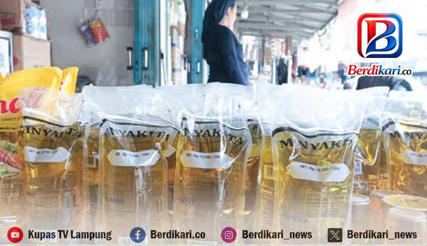 Harga MinyaKita di Pasar Tradisional Bandar Lampung Tembus Rp 21 Ribu per Liter