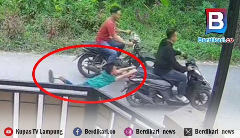Jadi Korban Begal, Bocah 10 Tahun Terseret Motor 15 Meter