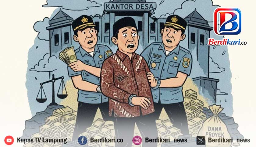 Kades dan Sekdes di Lampung Selatan Jadi Tersangka Korupsi