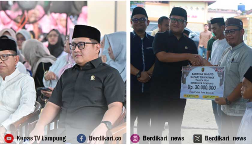 Ketua DPRD Lampung Pimpin Safari Ramadhan di Metro, Perkuat Silaturahmi dan Sinergi Pembangunan