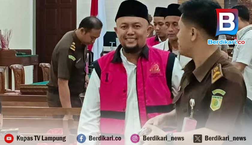 Korupsi Dana Desa, Kakam di Way Kanan Dituntut 7,5 Tahun Penjara