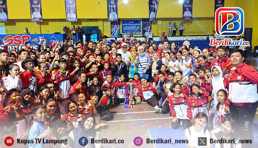 Lampung Juara Umum Kejurnas Karate Shokaido 2026