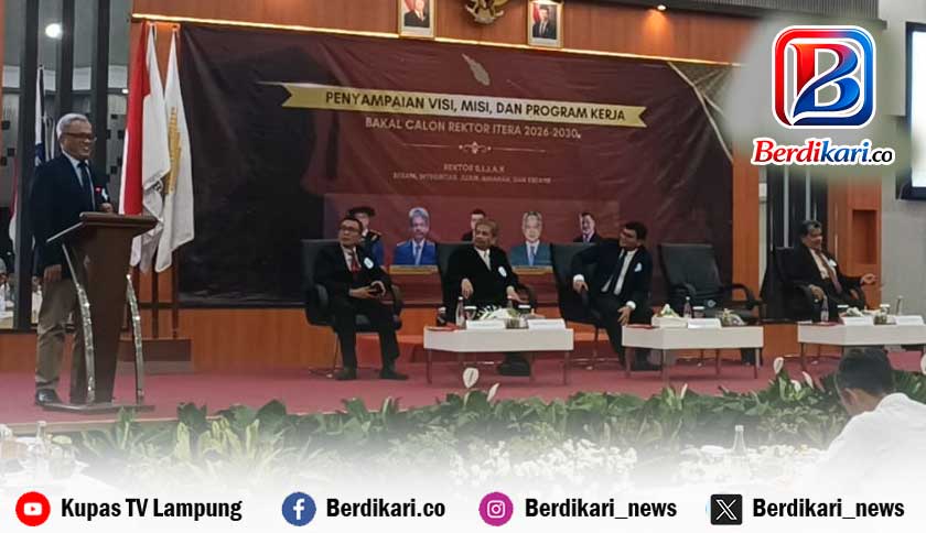 Lima Kandidat Rektor ITERA Adu Gagasan
