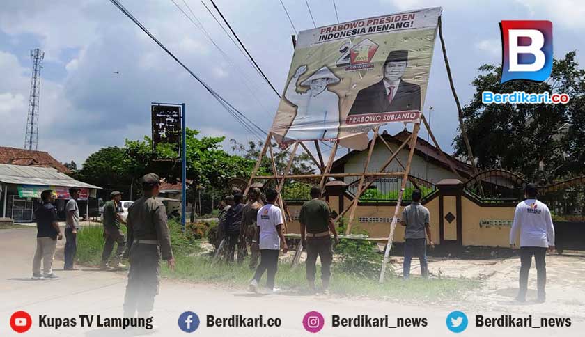 Masa Tenang Pemilu 2024, Ribuan APK di Metro Utara Ditertibkan