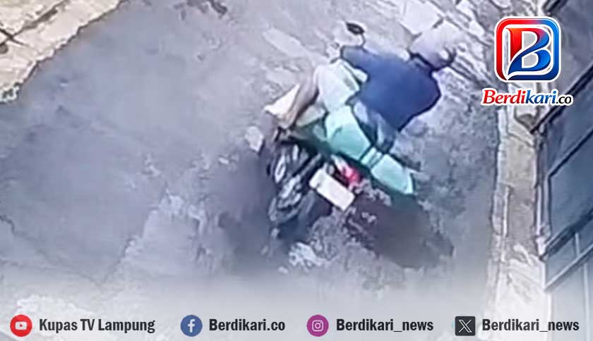 Motor dan Puluhan Paket Raib Digondol Maling, Kurir di Bandar Lampung Terancam Tanggung Ganti Rugi