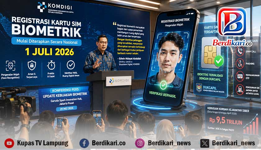 Mulai 1 Juli, Registrasi SIM Card Ponsel Wajib Scan Wajah