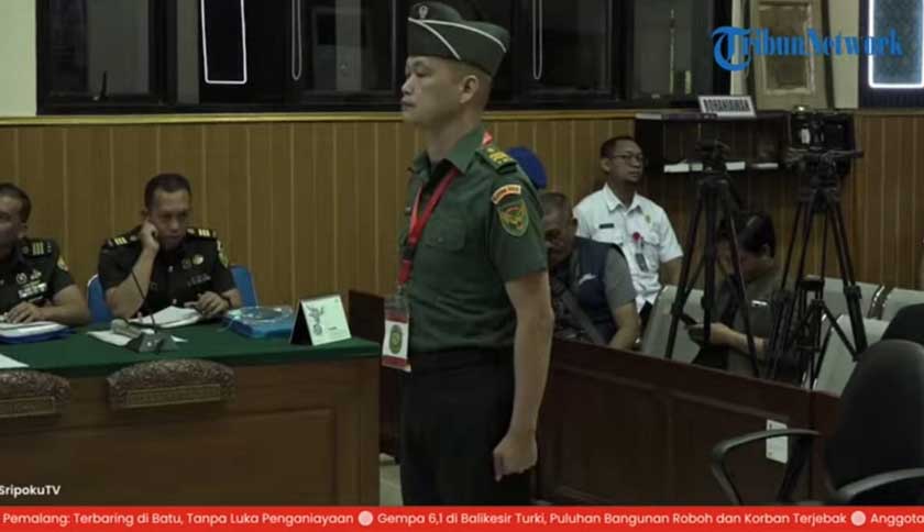 Peltu Yun Hery Lubis Divonis 3 Tahun 6 Bulan Penjara dalam Kasus Penembakan Polisi Way Kanan
