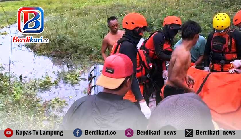 Pencari Ikan Tewas Tenggelam di Sungai Abung Way Rarem Lampura