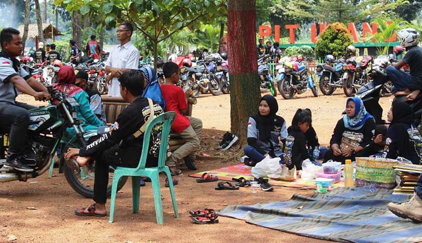 Pengunjung Tempat Wisata di Metro Lampung Mulai Ramai