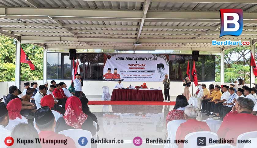 Peringati Haul Bung Karno, PDIP Lampung Konsisten Lanjutkan Perjuangan untuk Rakyat