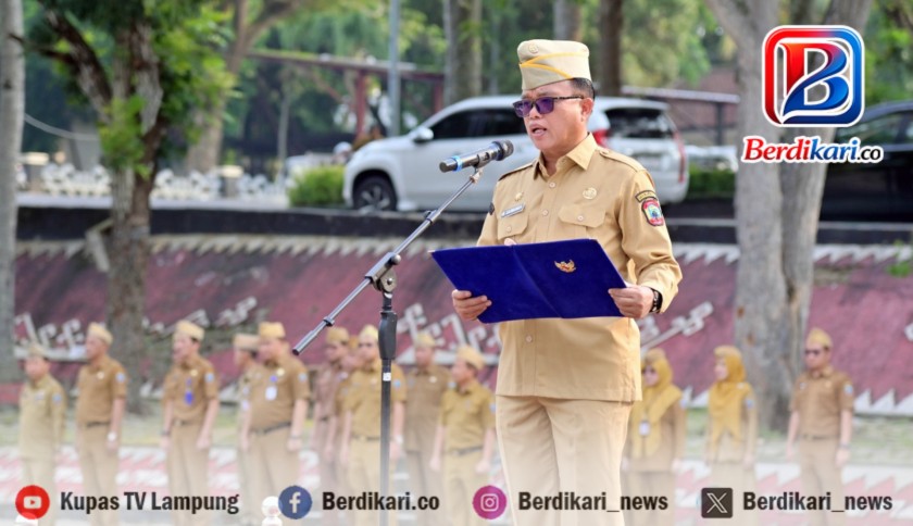 ‎Pesan Tegas Pemkab Lamsel di Apel Mingguan: Jangan Jadi ASN Absensi Saja