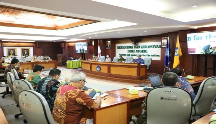 Pimpinan Unila dan Dewan Pengawas BLU Gelar Rakor, Ini Pembahasannya