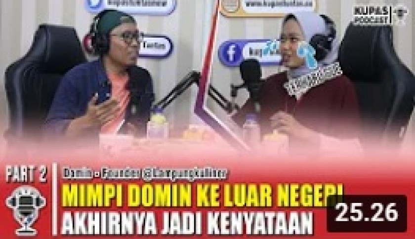 PODCAST - Konsisten cicipi makanan, Domin Keluar dari Pegawai Bank