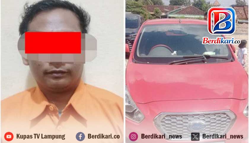 Polisi Bongkar Modus Gadai Mobil Bodong di Pringsewu