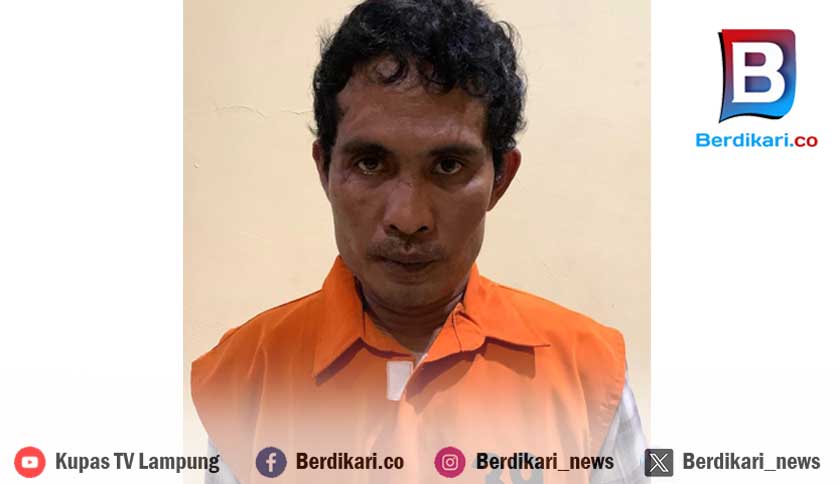 Polisi Tangkap Residivis Pembobol Rumah Warga di Lampung Selatan