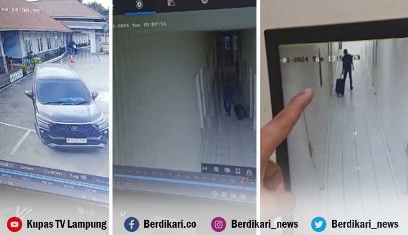 Proses Pengiriman Sabu ke Bandar Lampung Oleh Komplotan Fredy Pratama Terekam CCTV Hotel