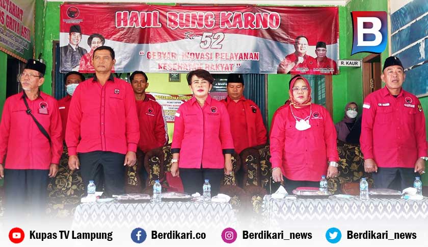 Rayakan Bulan Bung Karno, PDI Perjuangan Lampung Gelar Gebyar Inovasi Pelayanan Kesehatan Rakyat di Tulang Bawang