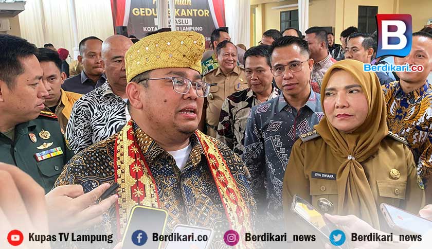 Resmikan Kantor Bawaslu Bandar Lampung, Rahmat Bagja: ASN Jangan Berkampanye Pilkada di Medsos