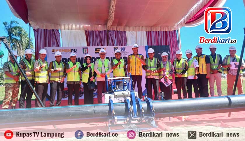 Rp32,5 Miliar Digelontorkan, Pringsewu Tambah Jaringan Air Minum Way Sepagasan 66 Kilometer