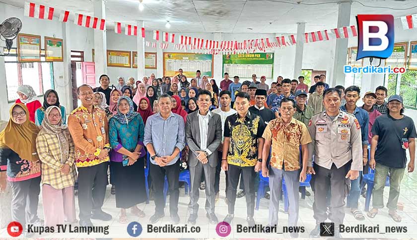 Sudin Ajak Masyarakat Pesawaran Bijak Bermedia Sosial dan Jauhi Narkoba