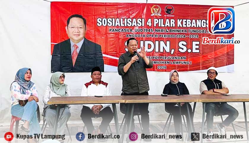 Sudin Kembali Gelar Sosialisasi 4 Pilar di Bandar Lampung, Tekankan Pancasila Harus Diamalkan