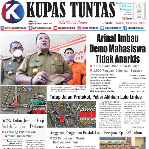Surat Kabar Harian Kupas Tuntas Edisi Rabu, 13 April 2022	