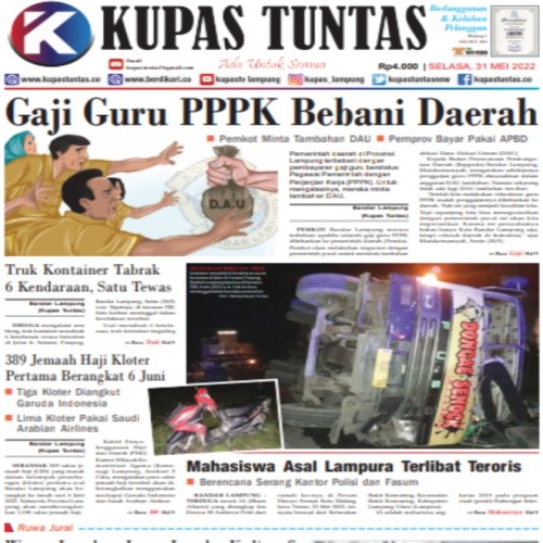 Surat Kabar Harian Kupas Tuntas Edisi Selasa, 31 Mei 2022