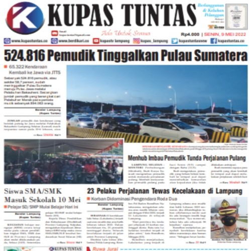 Surat Kabar Harian Kupas Tuntas Edisi Senin, 9 Mei 2022