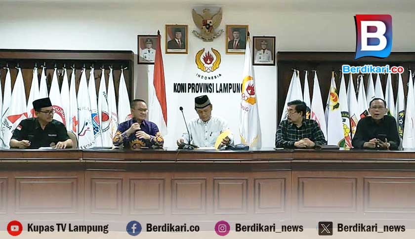 Sususan Pengurus KONI Lampung Periode 2025-2029