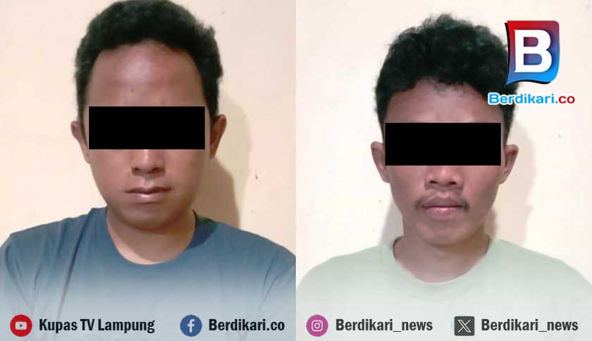 Tak Kapok, 2 Residivis Curat Kembali Ditangkap di Lamteng