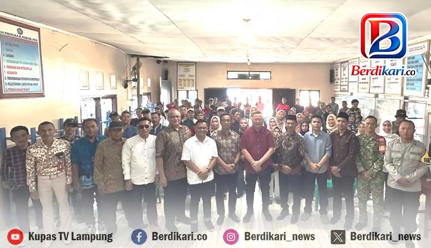 Turun ke Pesawaran, Sudin Kampanyekan Perlawanan terhadap Narkoba dan Judol