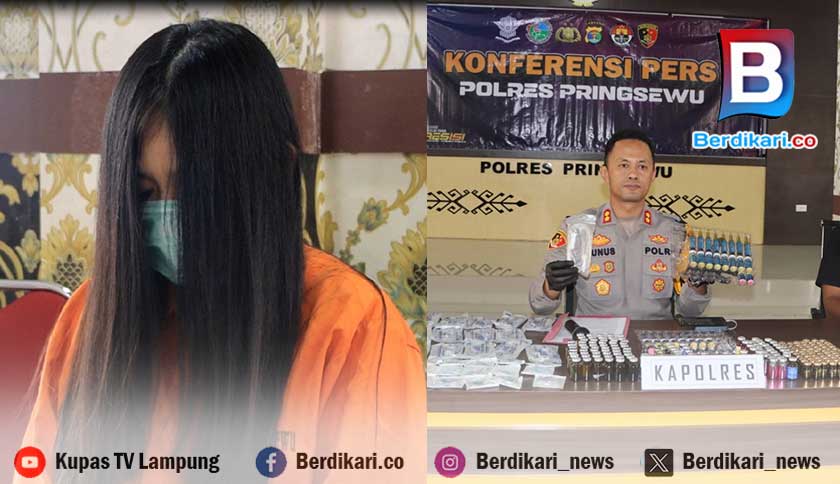 Wanita Asal Tanggamus Buka Praktik Kecantikan Ilegal di Pringsewu