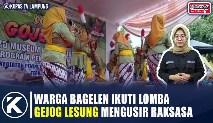 Warga Pesawaran Lestarikan Permainan Gejog Lesung