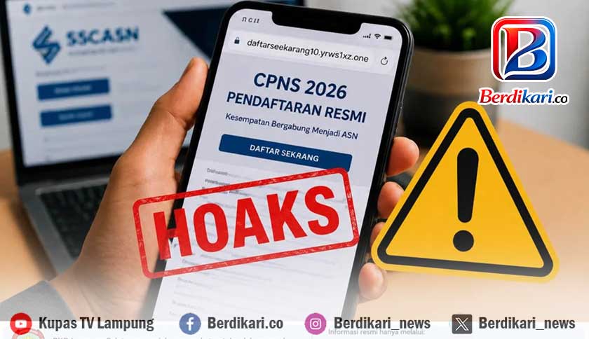Waspada Modus CPNS Palsu, BKD Lampung Selatan Ingatkan Bahaya Link Penipuan